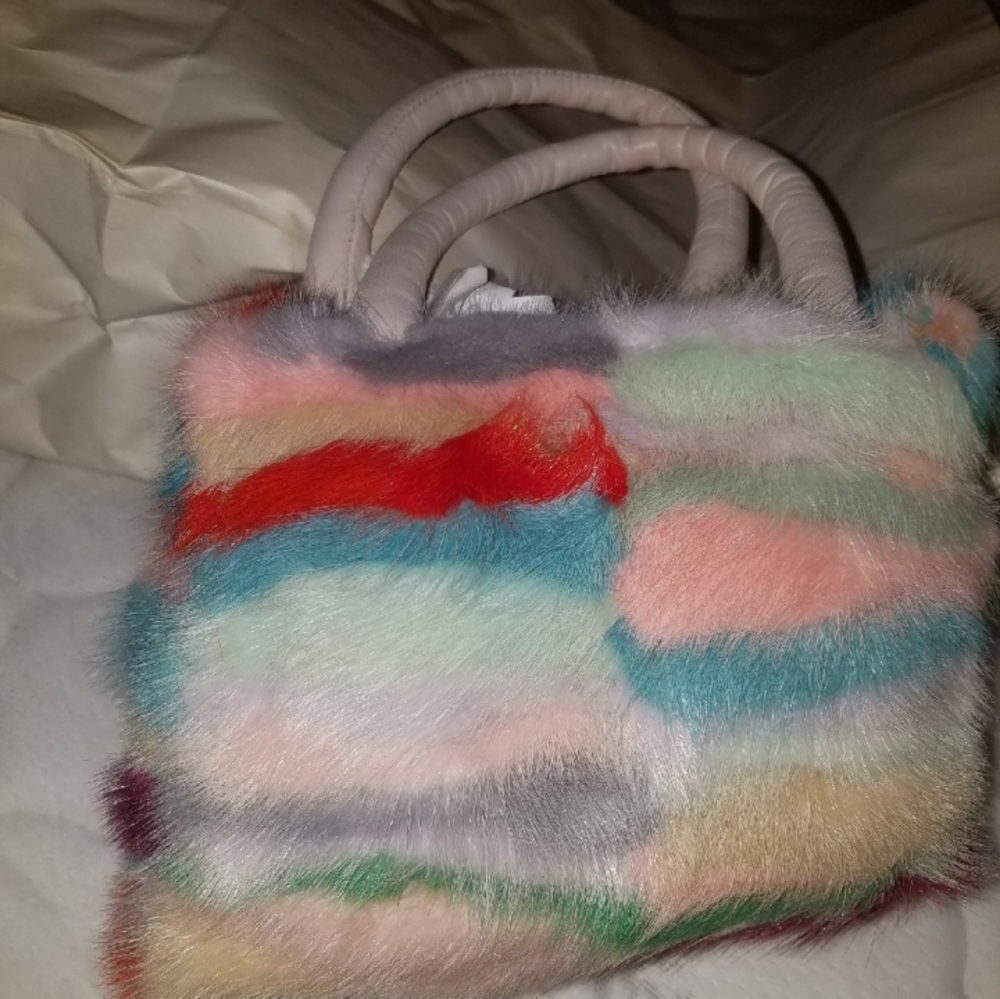 Mink purse